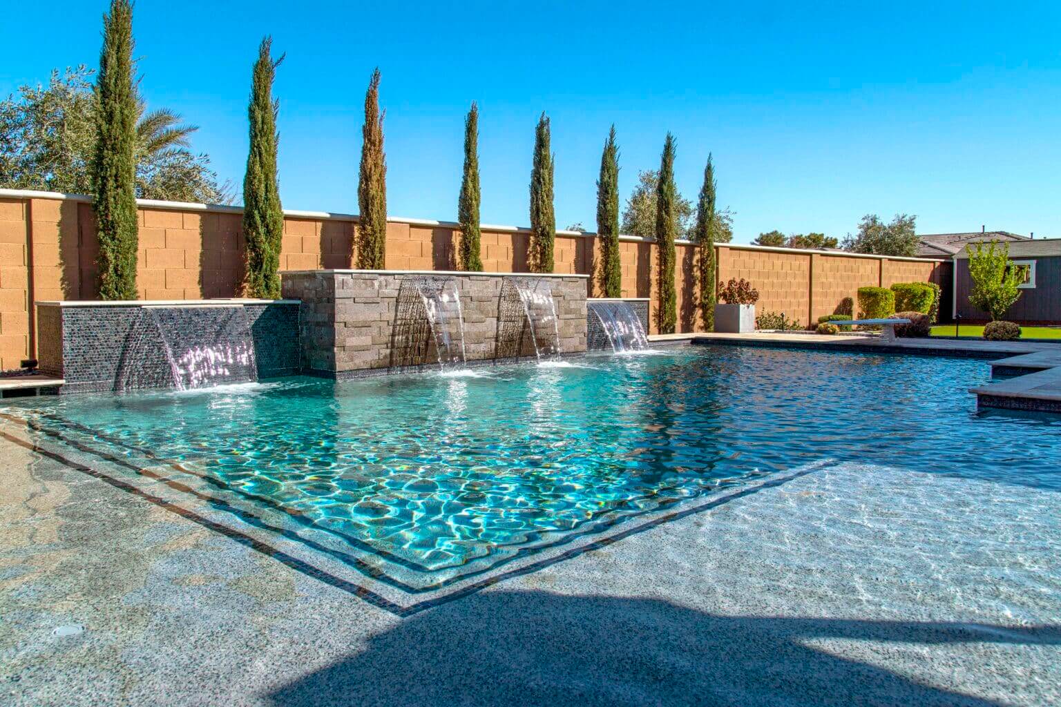 Geometric pool gallery image 2